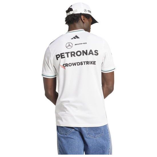 Adidas Ανδρική κοντομάνικη μπλούζα Mercedes-AMG Petronas F1 Team Driver Jersey Authentic